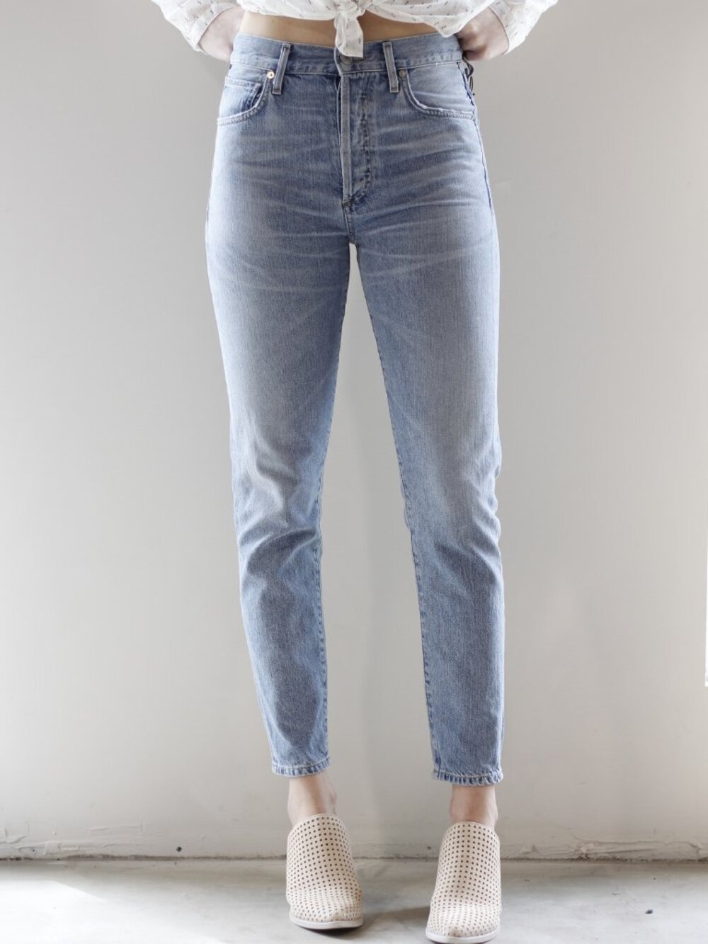 Citizens of Humanity Liya High Rise Skinny Jeans Light Wash Size 26